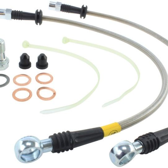StopTech 02-03 Mini & Mini S Rear Stainless Steel Brake Line Kit-Brake Line Kits-Stoptech-STO950.34507-SMINKpower Performance Parts
