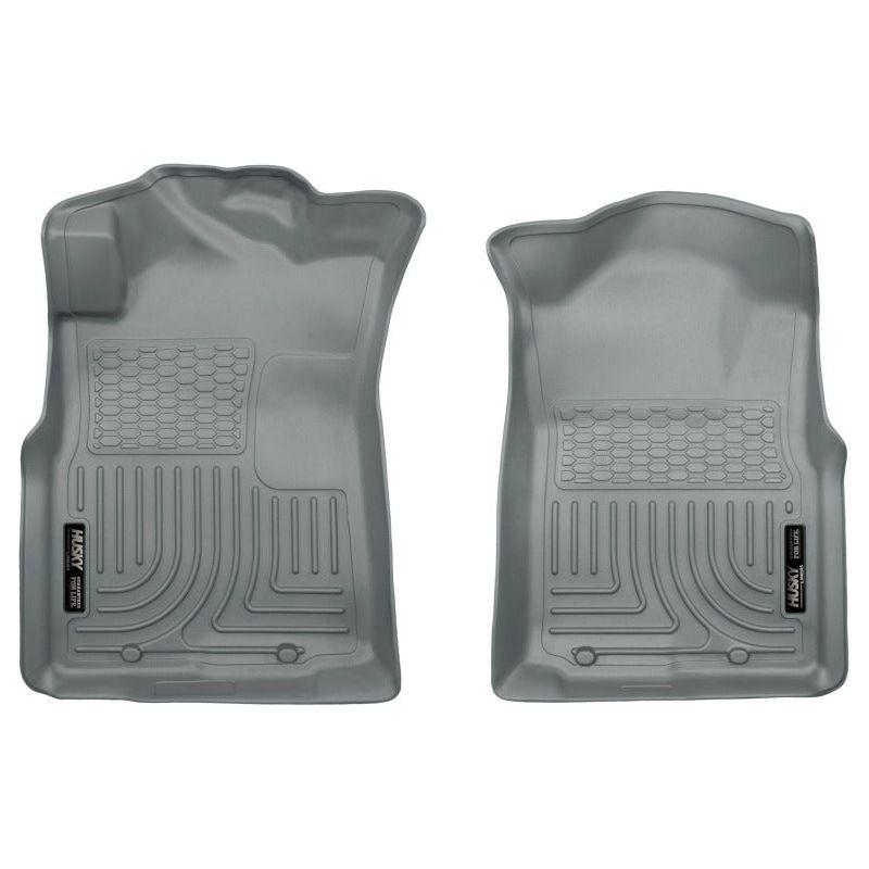 Husky Liners 05-15 Toyota Tacoma Crew/Extended/Standard Cab WeatherBeater Front Grey Floor Liners-Floor Mats - Rubber-Husky Liners-HSL13942-SMINKpower Performance Parts