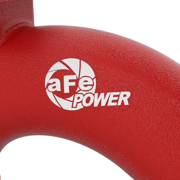 AFE 2018-2020 Kia Stinger 19-22 G70 BladeRunner 3in Aluminum Hot Charge Pipe Red - SMINKpower Performance Parts AFE46-20508-R aFe