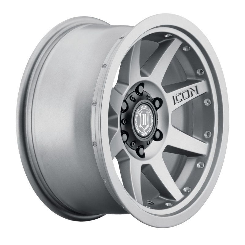 ICON Rebound Pro 17x8.5 6x5.5 0mm Offset 4.75in BS 106.1mm Bore Titanium Wheel-Wheels - Cast-ICON-ICO21817858347TT-SMINKpower Performance Parts