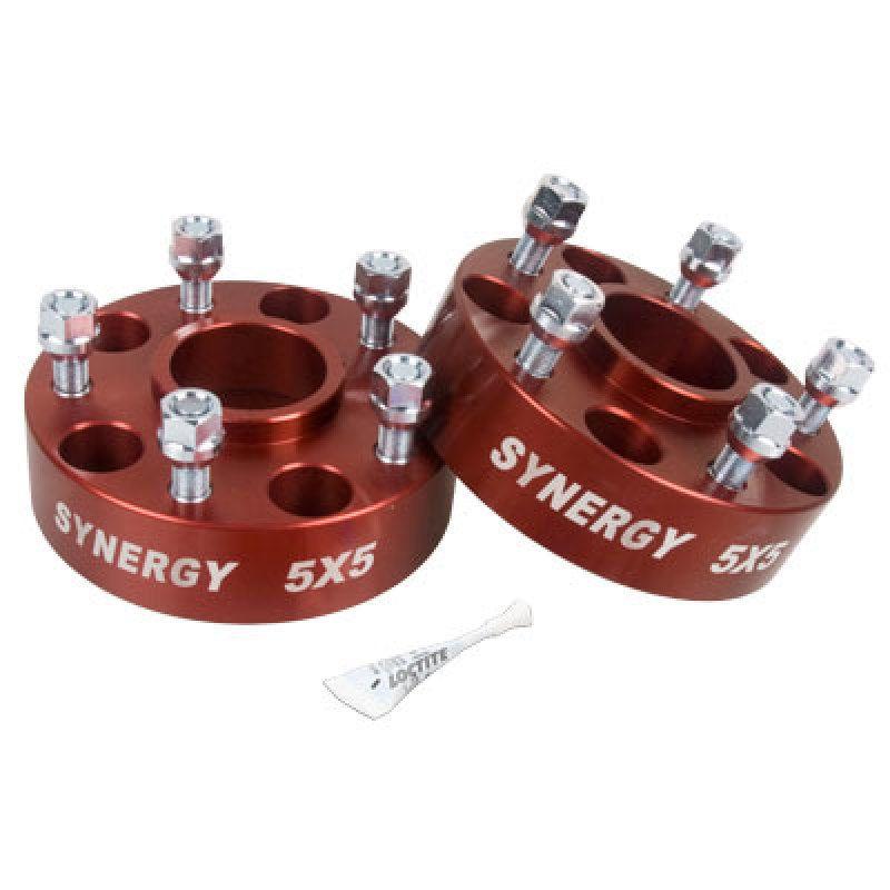 Synergy Jeep Hub Centric Wheel Spacers 5x5-1.50in Width 1/2-20 UNF Stud Size - SMINKpower Performance Parts SYN4112-5-50-H Synergy Mfg