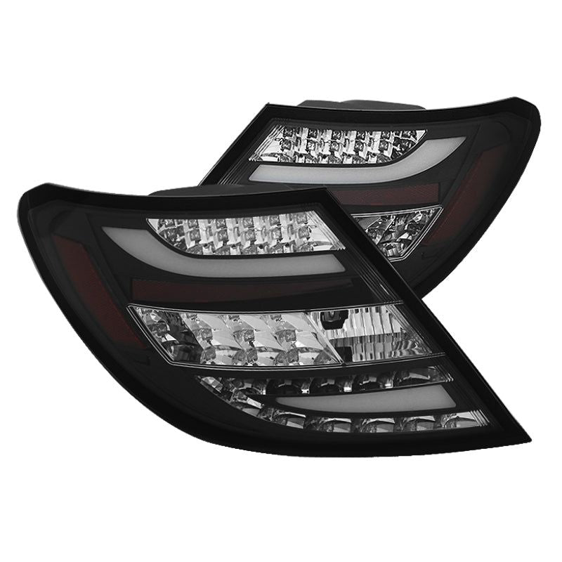 Spyder Mercedes Benz W204 C-Class 08-11 LED Tail Lights Incandescent only - Blk ALT-YD-MBZC08-LED-BK-Tail Lights-SPYDER-SPY5072689-SMINKpower Performance Parts