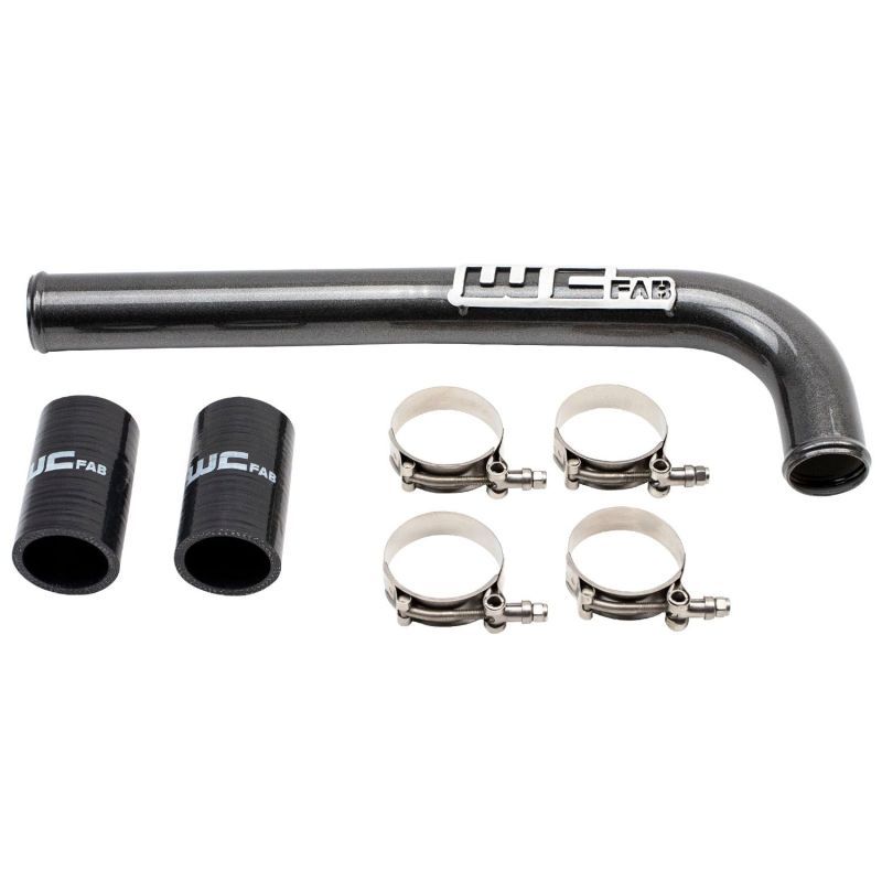 Wehrli 10-18 Dodge 6.7L Cummins (Non 13-15 w/Dual Rads/Twin CP3) Upper Coolant Pipe - WCFab Red - SMINKpower Performance Parts WCFWCF100517-RED Wehrli