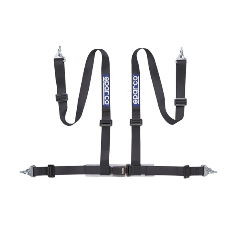Sparco Belt 2 Inch Black 4Pt Snap-In-Seat Belts & Harnesses-SPARCO-SPA04604BM1NR-SMINKpower Performance Parts