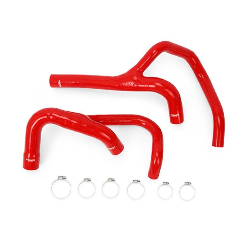 Mishimoto 13-14 Dodge Ram 6.7L Cummins Silicone Radiator Hose Kit Red - SMINKpower Performance Parts MISMMHOSE-RAM-13RD Mishimoto