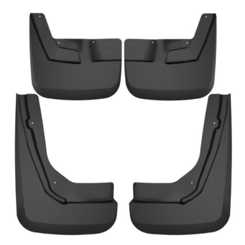 Husky Liners 21-23 Suburban/Tahoe/Yukon XL w/o Power Running Boards Front/Rear Mud Guards - BLK - SMINKpower Performance Parts HSL58246 Husky Liners