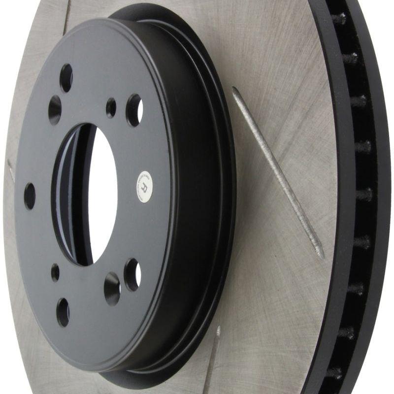 StopTech Slotted Sport Brake Rotor 2014 Honda Accord V6 Front Right-Brake Rotors - Slotted-Stoptech-STO126.40086SR-SMINKpower Performance Parts