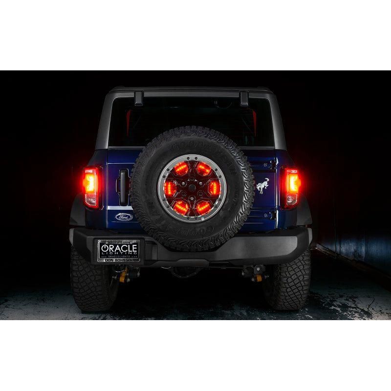 Oracle LED Illuminated Wheel Ring 3rd Brake Light - Red - SMINKpower Performance Parts ORL4211-003 ORACLE Lighting