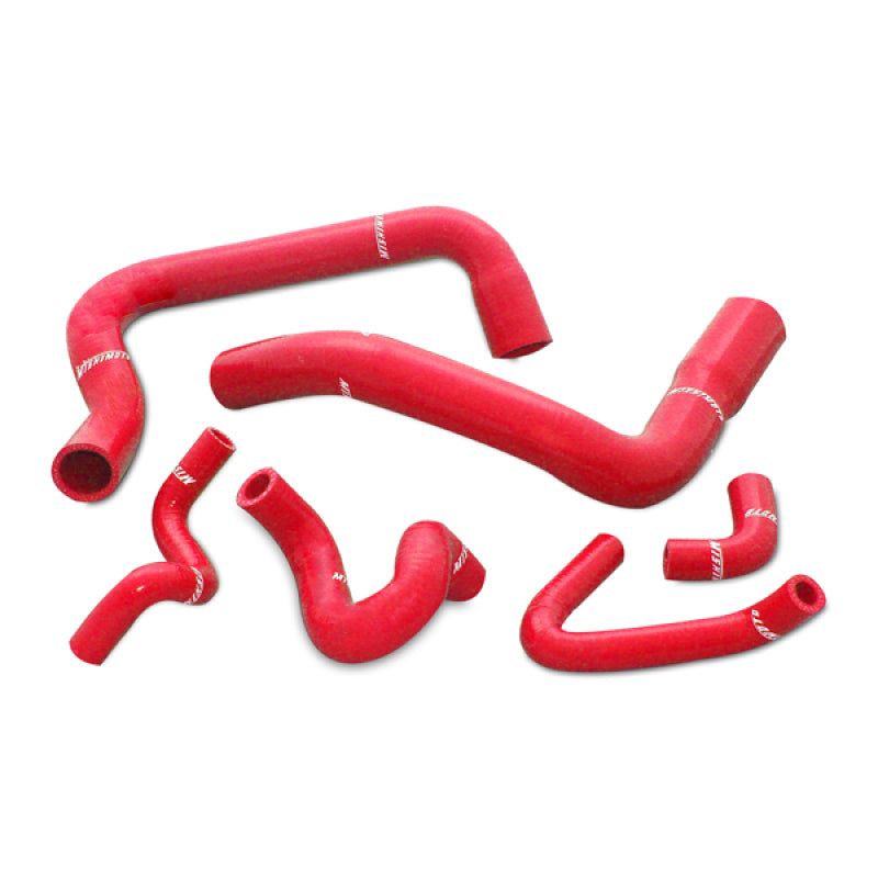 Mishimoto 86-93 Ford Mustang Black Silicone Hose Kit-Hoses-Mishimoto-MISMMHOSE-MUS-86BK-SMINKpower Performance Parts