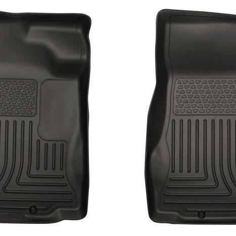 Husky Liners 13 Nissan Pathfinder Weatherbeater Black Front Floor Liners-Floor Mats - Rubber-Husky Liners-HSL18661-SMINKpower Performance Parts