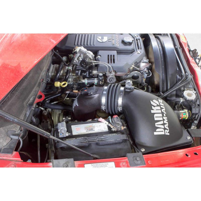 Banks Power 10-12 Dodge 6.7L Ram-Air Intake System - Dry Filter-Short Ram Air Intakes-Banks Power-GBE42180-D-SMINKpower Performance Parts