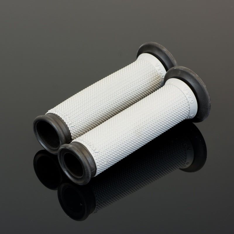 Renthal Road Dual Compound Grips 32 mm. O.D. - White/ Black-Misc Powersports-Renthal-RENG176-SMINKpower Performance Parts