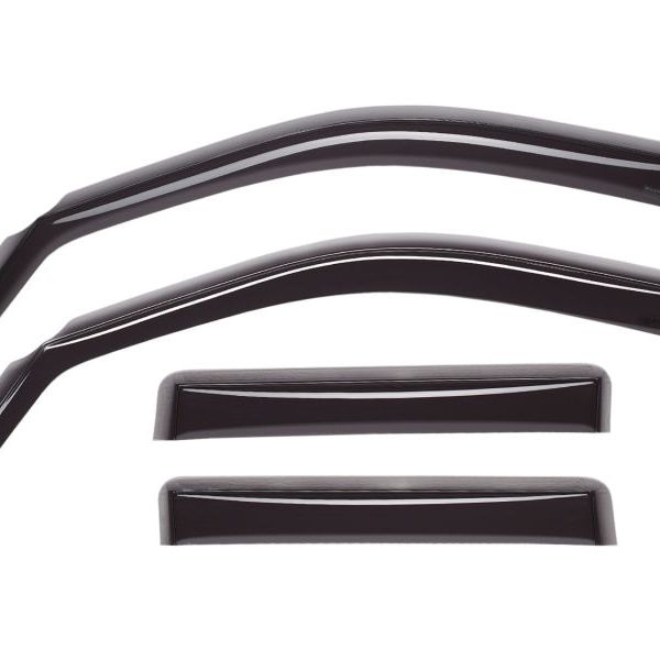 WeatherTech 03+ Toyota Prado Front and Rear Side Window Deflectors - Dark Smoke - SMINKpower Performance Parts WET82329 WeatherTech