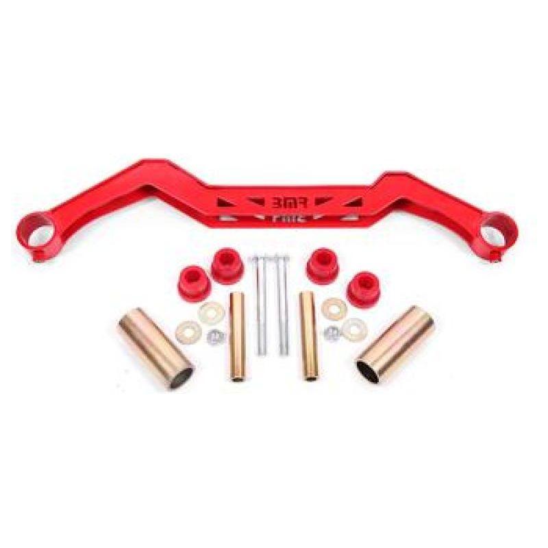 BMR 79-93 Ford Mustang Transmission Crossmember TH350/PG/700R4/C4/C6/AOD/4L60 - Red - SMINKpower Performance Parts BMRTC730R BMR Suspension