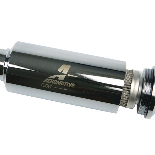 Aeromotive Pro-Series In-Line Fuel Filter - AN-12 - 100 Micron SS Element-Fuel Filters-Aeromotive-AER12302-SMINKpower Performance Parts