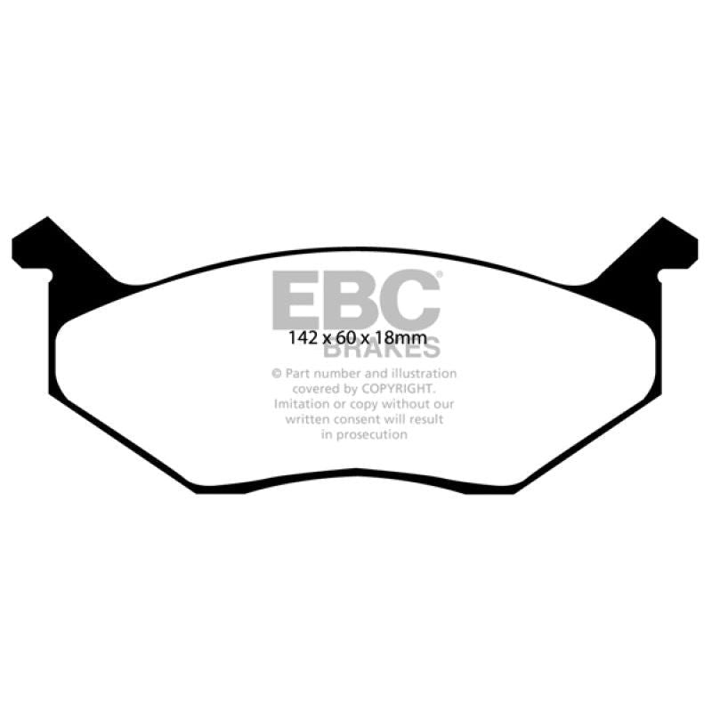 EBC 80-83 Chrysler Cordoba 3.7 Yellowstuff Front Brake Pads-Brake Pads - Performance-EBC-EBCDP4678R-SMINKpower Performance Parts