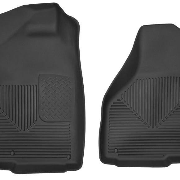 Husky Liners 09-14 Dodge Ram/Ram Quad Cab X-Act Contour Black Front Floor Liners-Floor Mats - Rubber-Husky Liners-HSL53521-SMINKpower Performance Parts