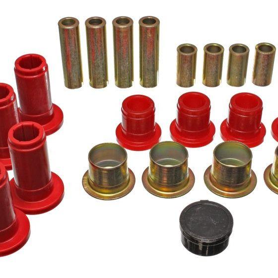 Energy Suspension 94-01 Ram 1500 / 94-02 Ram 2500/3500 2WD Red Front Control Arm Bushing Set-Bushing Kits-Energy Suspension-ENG5.3124R-SMINKpower Performance Parts