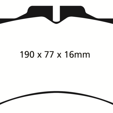 EBC 09+ Lexus LS460 4.6 Sport Yellowstuff Front Brake Pads-Brake Pads - Performance-EBC-EBCDP41867R-SMINKpower Performance Parts