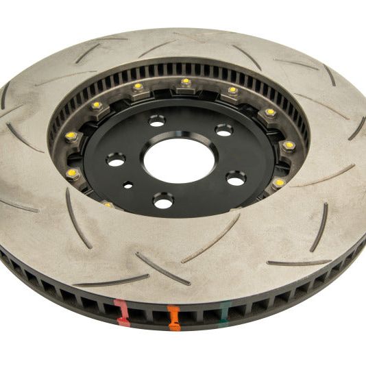 DBA 09-14 Cadillac CTS-V / 12-14 Chevy Camaro ZL1 - T3 5000 Series Slotted Left Front Rotor-Brake Rotors - 2 Piece-DBA-DBA52608BLKLS-SMINKpower Performance Parts