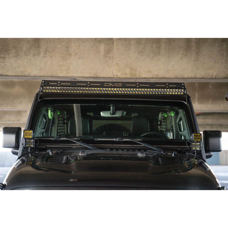 DV8 Offroad 2018+ Jeep Wrangler JL Light Bar Mount - SMINKpower Performance Parts DVELBJL-10 DV8 Offroad