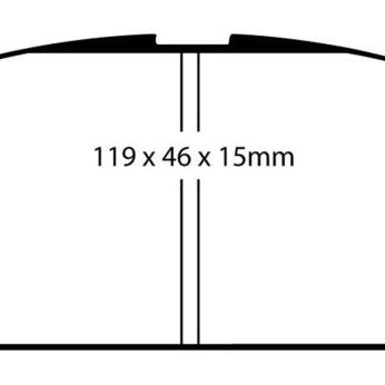 EBC 83-86 Toyota Camry 2.0 Redstuff Front Brake Pads-Brake Pads - Performance-EBC-EBCDP3453C-SMINKpower Performance Parts