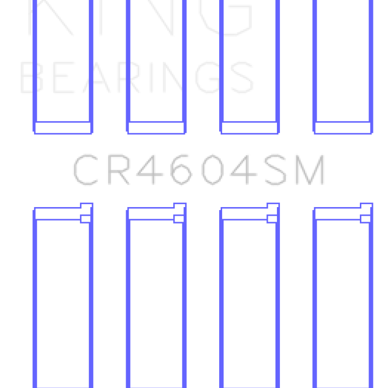 King Ford 2.3L Duratec / Mazda L3-VDT MZR Turbo Con Rod Bearing Set-Bearings-King Engine Bearings-KINGCR4604SM-SMINKpower Performance Parts