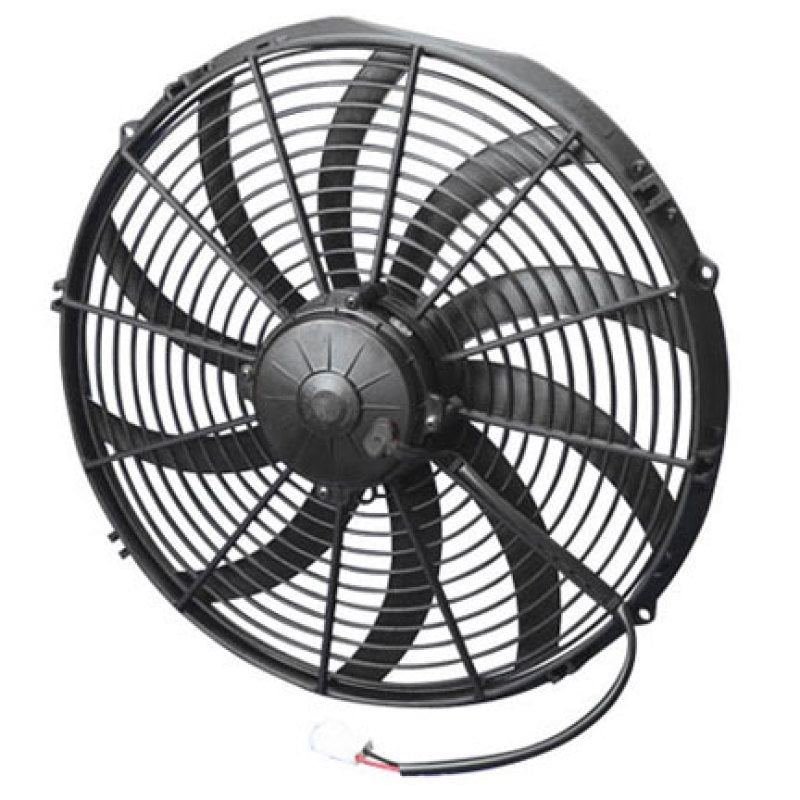 SPAL 1959 CFM 16in High Performance Fan - Push/Curved (VA18-AP71/LL-59S)-Fans & Shrouds-SPAL-SPL30102048-SMINKpower Performance Parts