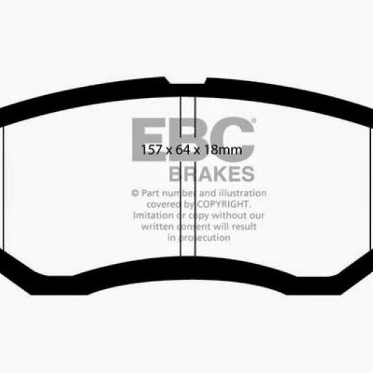 EBC 16-21 Subaru WRX 2.0T Yellowstuff Front Brake Pads-Brake Pads - Performance-EBC-EBCDP41583R-SMINKpower Performance Parts