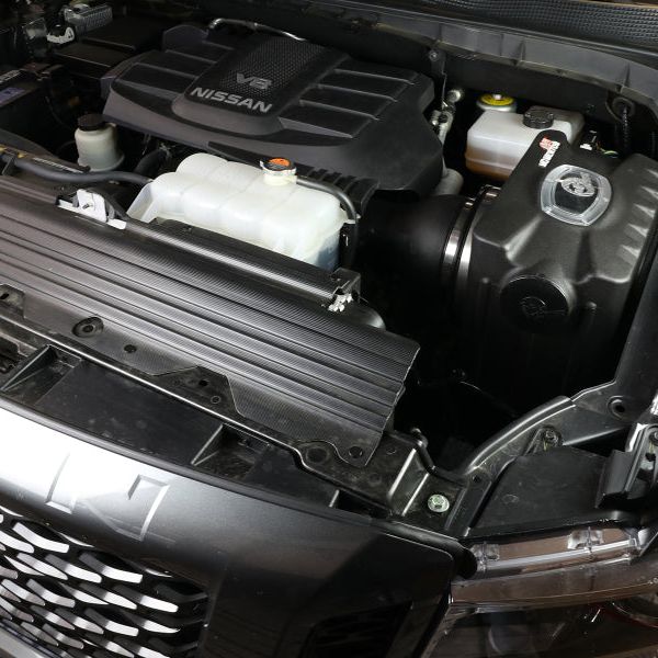aFe Momentum HD Pro 10R Cold Air Intake System 17-19 Nissan Titan XD V8-5.6L - SMINKpower Performance Parts AFE50-70034R aFe