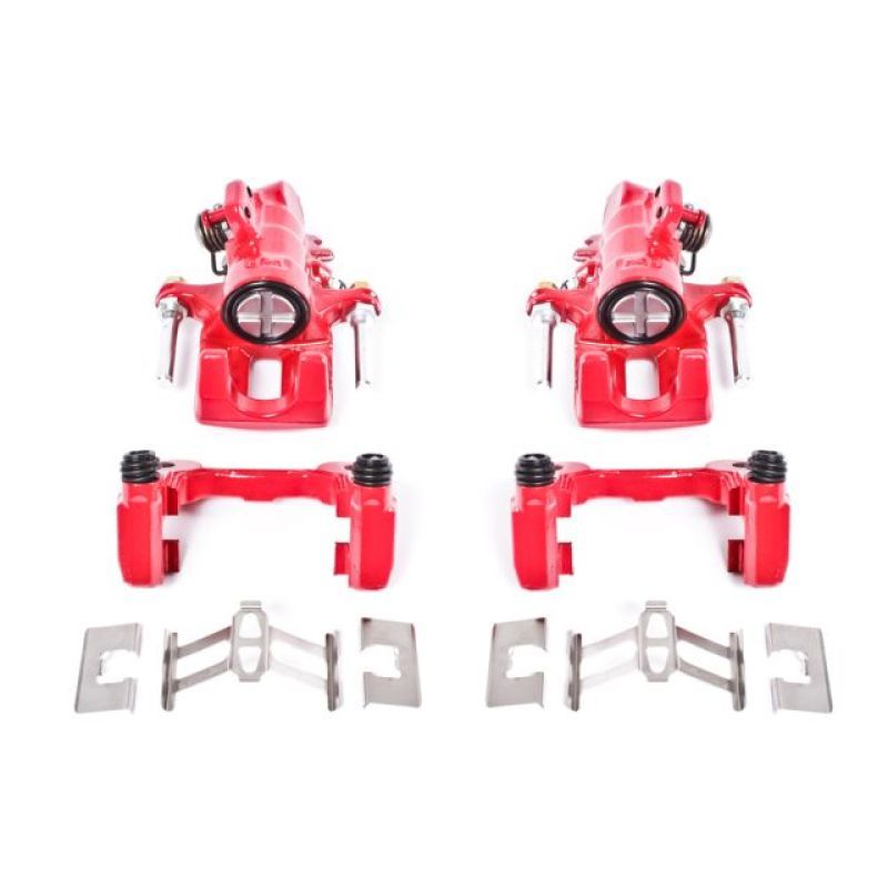 Power Stop 01-05 Acura EL Rear Red Calipers w/Brackets - Pair-Brake Calipers - Perf-PowerStop-PSBS2678-SMINKpower Performance Parts