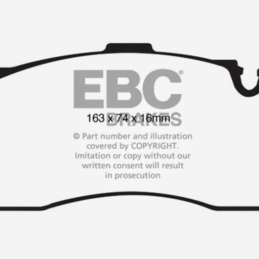 EBC 08-10 BMW 135 3.0 Twin Turbo Yellowstuff Front Brake Pads-Brake Pads - Performance-EBC-EBCDP41995R-SMINKpower Performance Parts