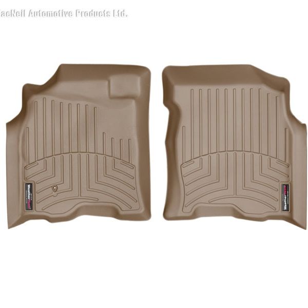 WeatherTech 04-06 Toyota Tundra Double Cab Front FloorLiner - Tan - SMINKpower Performance Parts WET450301 WeatherTech