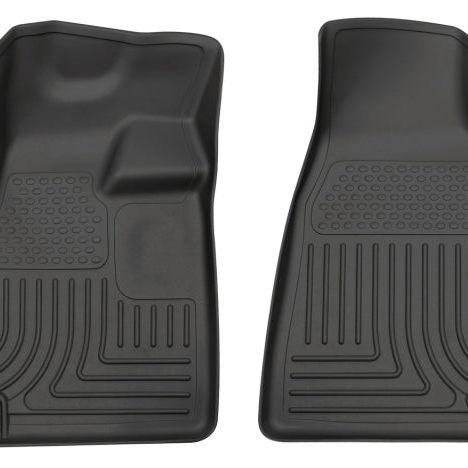 Husky Liners 08-12 Chrysler Town Country/Dodge Grand Caravan WeatherBeater Black Floor Liners-Floor Mats - Rubber-Husky Liners-HSL18091-SMINKpower Performance Parts