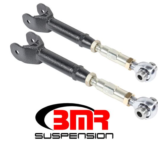 BMR 16-17 6th Gen Camaro Upper Control Arms On-Car Adj. Rod Ends - Black Hammertone - SMINKpower Performance Parts BMRUTCA063H BMR Suspension