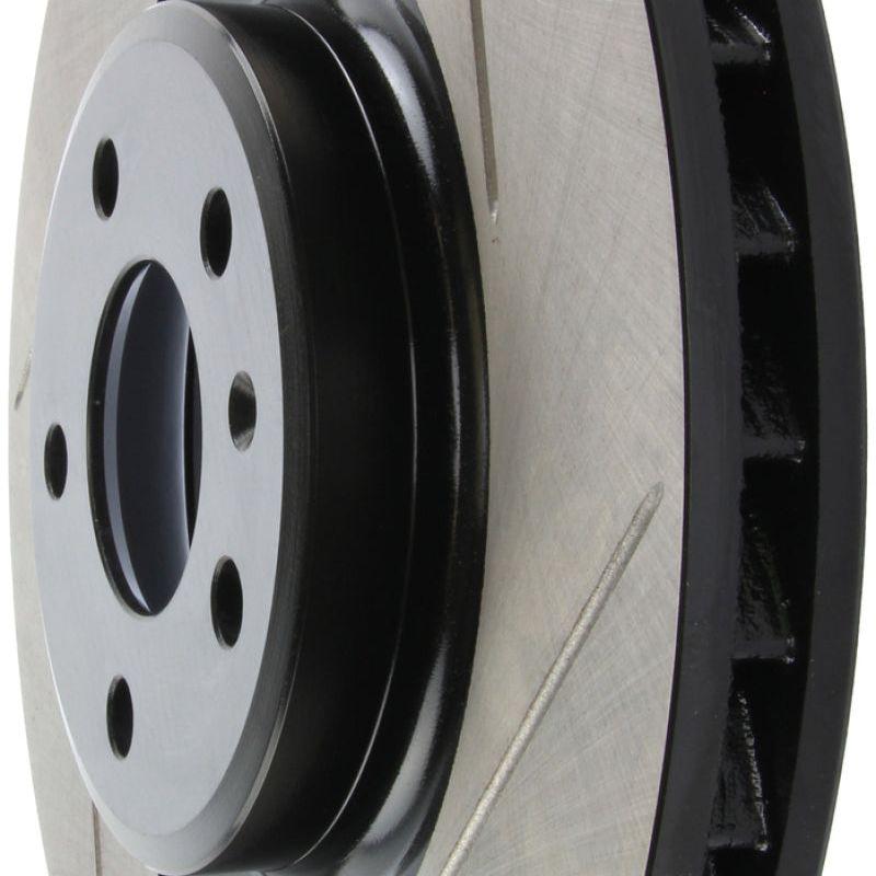 StopTech Power Slot 10-6/11 Audi S4 / 08-11 S5 Front Left Slotted Rotor-Brake Rotors - Slotted-Stoptech-STO126.33124SL-SMINKpower Performance Parts