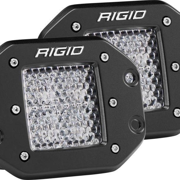 Rigid Industries Dually - Flush Mount - 60 Deg. Lens - Set of 2-Light Bars & Cubes-Rigid Industries-RIG212513-SMINKpower Performance Parts