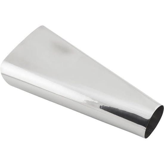 Stainless Steel Oval Exhaust Tip, 2-1/2 Inch Inlet - SMINKpower Performance Parts SWM910-13333 SPEEDWAYMOTORS