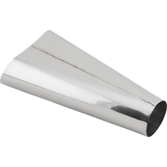 Stainless Steel Oval Exhaust Tip, 2-1/2 Inch Inlet - SMINKpower Performance Parts SWM910-13333 SPEEDWAYMOTORS