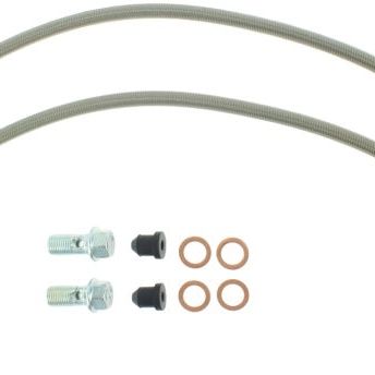 StopTech 04-08 Cadillac STS/XLR/XLR-V/SLS / 05-08 Corvette Stainless Steel Front Brake Line Kit-Brake Line Kits-Stoptech-STO950.62003-SMINKpower Performance Parts