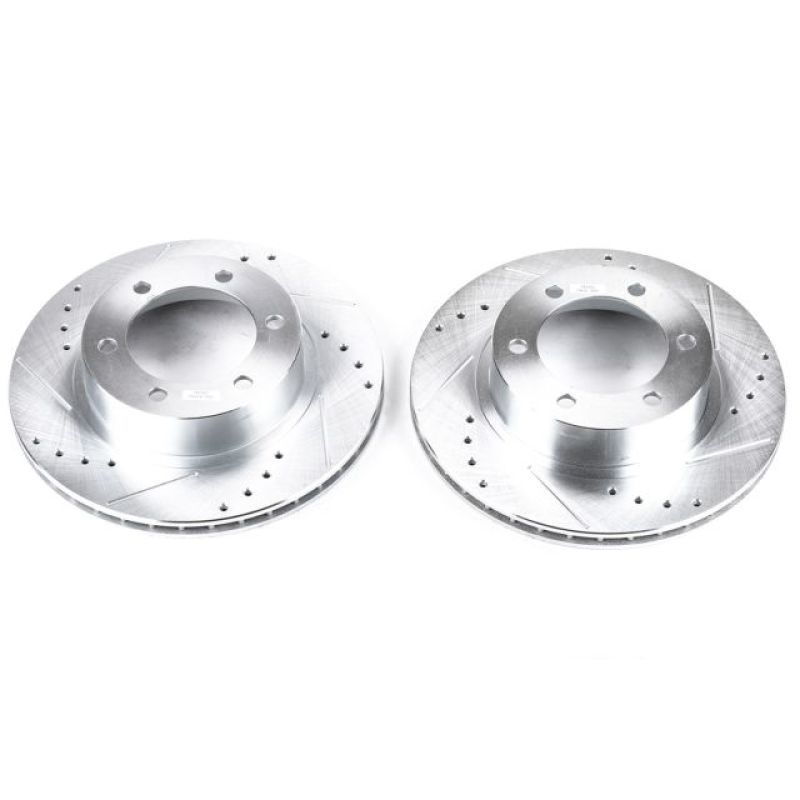 Power Stop 96-02 Toyota 4Runner Front Evolution Drilled & Slotted Rotors - Pair - SMINKpower Performance Parts PSBJBR794XPR PowerStop