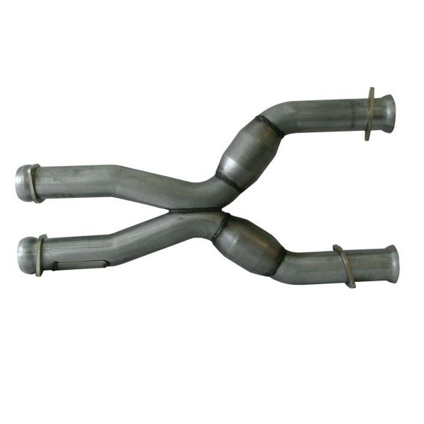 BBK 79-04 Mustang Coyote Swap Short Mid X Pipe w Catalytic Converters 3.0 For BBK Long Tube Headers - SMINKpower Performance Parts BBK1786 BBK