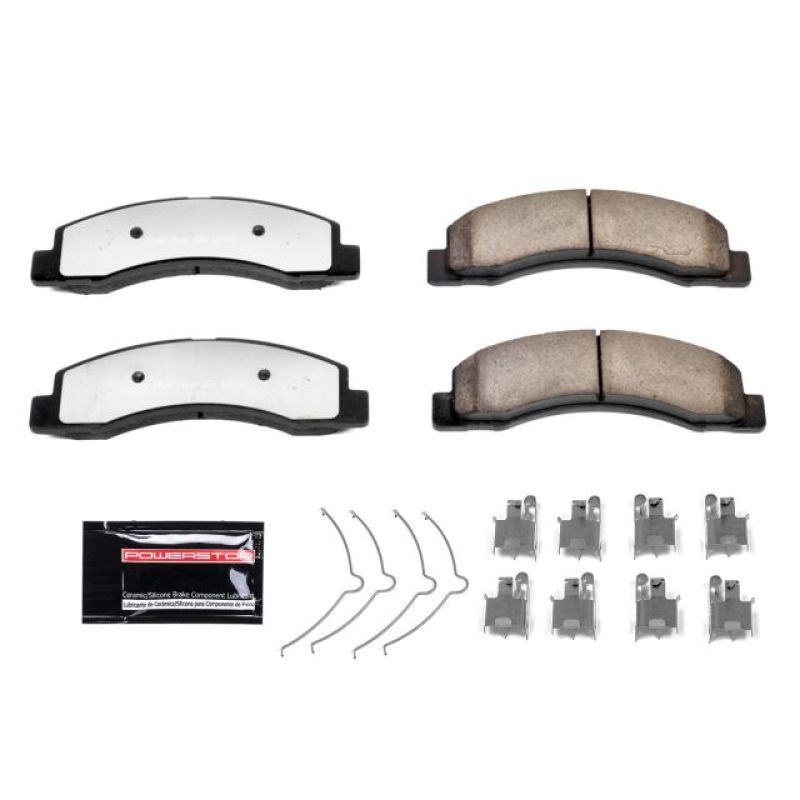 Power Stop 00-05 Ford Excursion Front Z36 Truck & Tow Brake Pads w/Hardware - SMINKpower Performance Parts PSBZ36-756 PowerStop