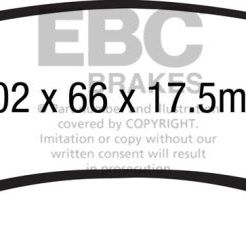 EBC 15+ Cadillac Escalade Ext/Esv 6.2 2WD Greenstuff Front Brake Pads-Brake Pads - Performance-EBC-EBCDP61885-SMINKpower Performance Parts