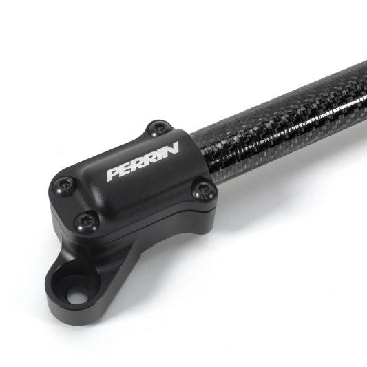 Perrin 2013+ BRZ/FR-S/86/GR86 Front Strut Brace - Carbon Fiber (Req. Removal of OEM Engine Cover) - SMINKpower Performance Parts PERPSP-SUS-066CF Perrin Performance