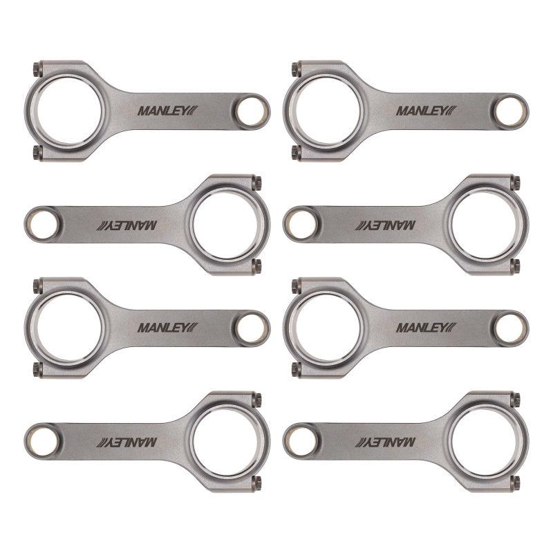 Manley Chevy Small Block LS-1 6.125in H Beam w/ ARP 2000 Connecting Rod Set-Connecting Rods - 8Cyl-Manley Performance-MAN14051R-8-SMINKpower Performance Parts