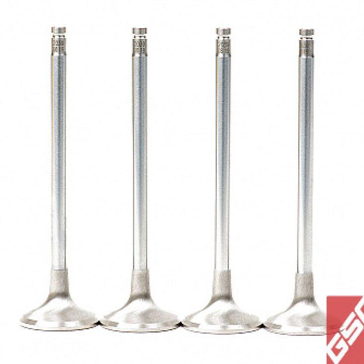 GSC P-D Honda B-Series B16A/B17A/B18C Chrome Alloy Exhaust Valve 28mm Head - 6mm Stem - Set of 8-Valves-GSC Power Division-GSC2039-8-SMINKpower Performance Parts