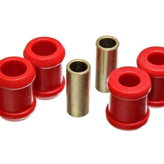 Energy Suspension 88-98 GM Silverado 1/2 Ton C-10/C1500 P/U 2WD Red Rear Shock Bushing Set-Bushing Kits-Energy Suspension-ENG9.8138R-SMINKpower Performance Parts