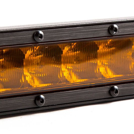 Diode Dynamics 12 In LED Light Bar Single Row Straight - Amber Wide Each Stage Series - SMINKpower Performance Parts DIODD5045S Diode Dynamics