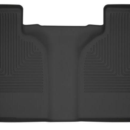 Husky Liners 19-23 Chevy Silverado 1500 CC X-Act Contour Black 2nd Seat Floor Liners (Full Coverage)-Floor Mats - Rubber-Husky Liners-HSL54201-SMINKpower Performance Parts